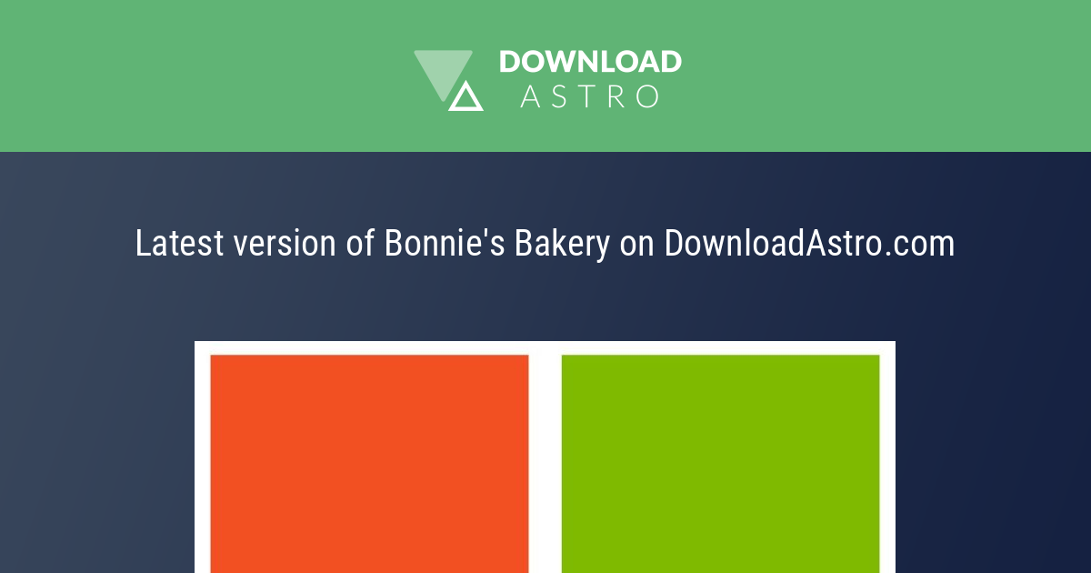 Bonnie's Bakery - Download